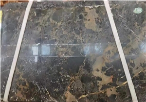 Popular marble slab Athens portoro black for home decoration